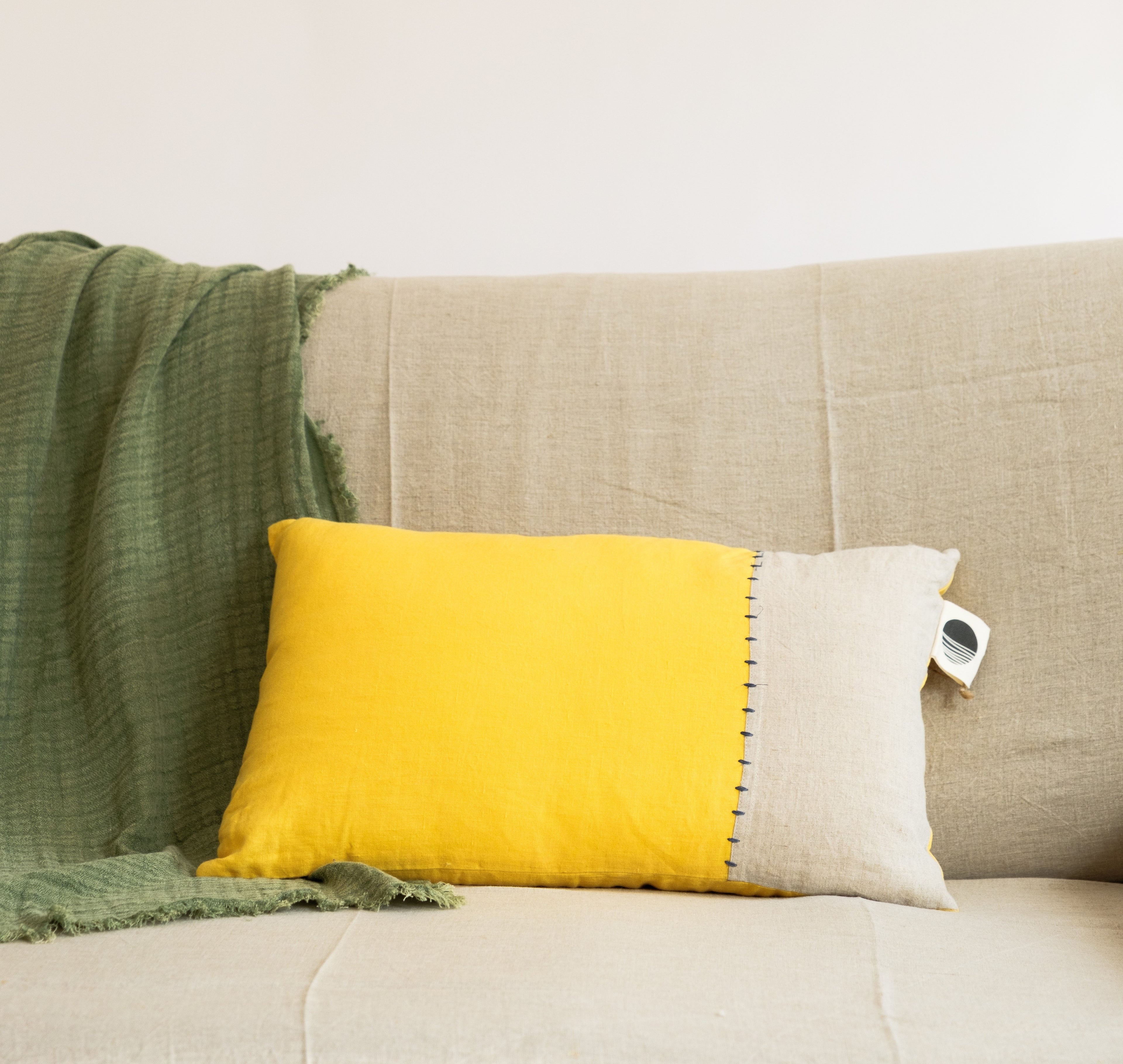 The inevitable pairing of subtle green and poppy yellow is a perfect aesthetic to lift the energy of any space.